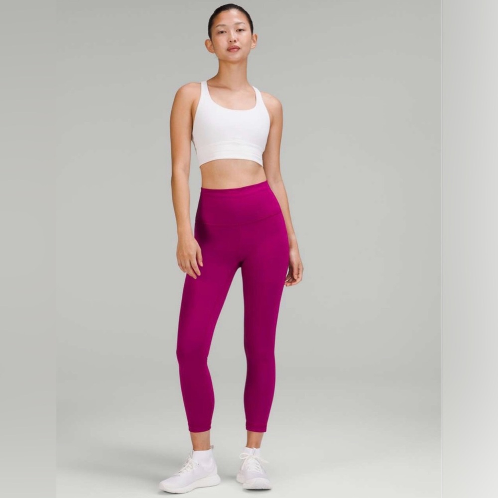 Lululemon Wunder Train High-Rise Crop 23” Legging | Magenta Purple | Size 4